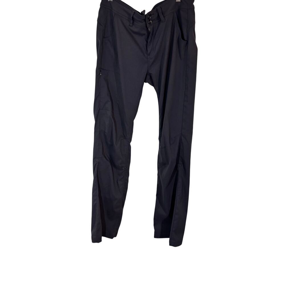 prAna Womens Halle Roll Up Hiking Pants in Grey Sz 10